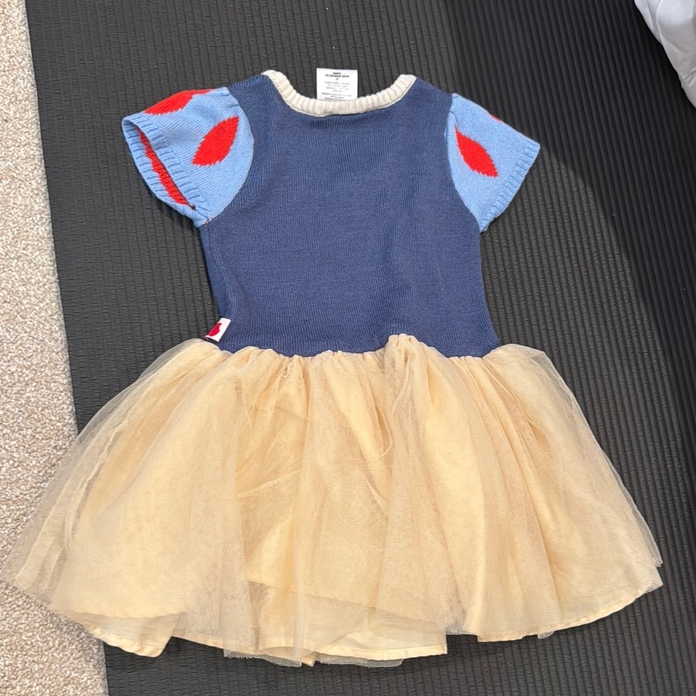 Disney Blue and Gold Kids Snow White dress - Picture 3 of 4
